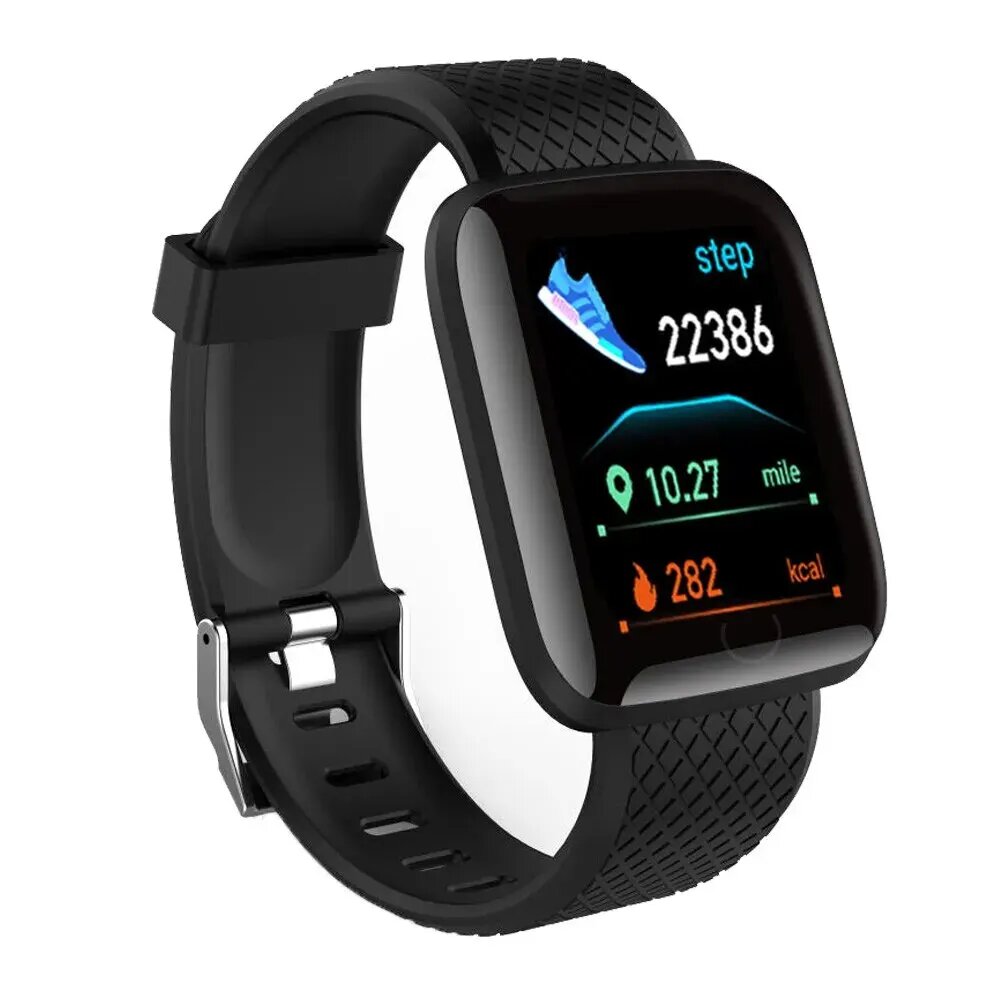 For Men Women Multifunction Smart Watch Kids Message Remind Music Control Sport Step Calories D13 Smartwatch Alarm Clock 116Plus